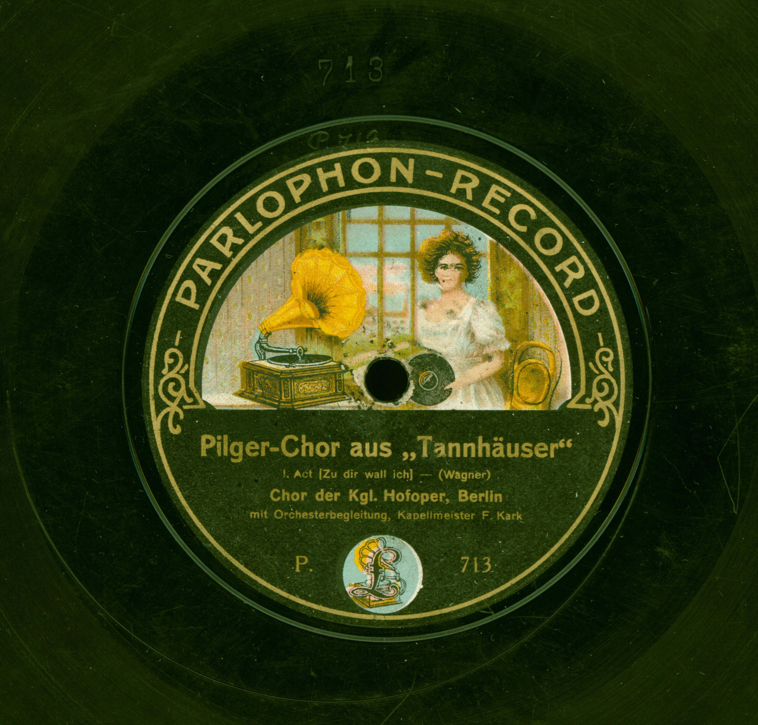 Pilger-Chor aus "Tannhäuser" [Hangfelvétel] 1. Act (Zu die wall ich)